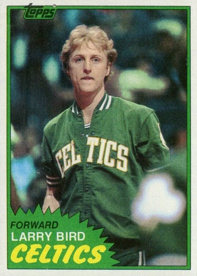 1981 Topps Larry Bird #4 Basketball Card