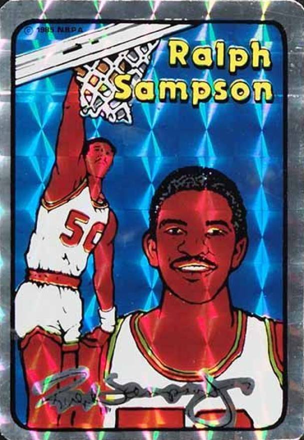 1985 Prism/Jewel Stickers Ralph Sampson #11 Basketball Card