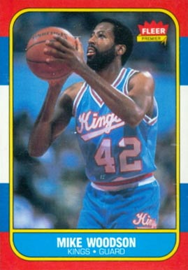 1986 Fleer Mike Woodson #129 Basketball Card