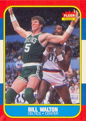 1986 Fleer Bill Walton #119 Basketball Card