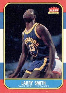1986 Fleer Larry Smith #104 Basketball Card