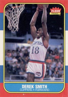 1986 Fleer Derek Smith #103 Basketball Card