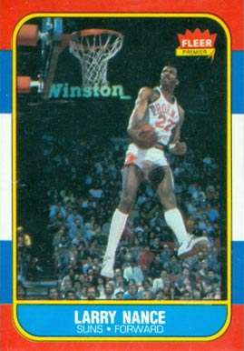 1986 Fleer Larry Nance #78 Basketball Card