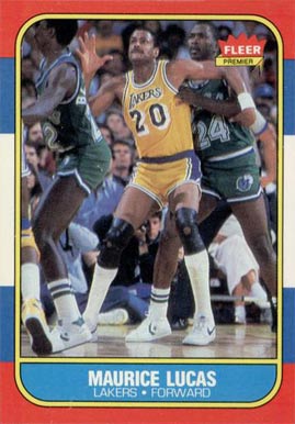 1986 Fleer Maurice Lucas #66 Basketball Card