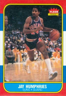 1986 Fleer Jay Humphries #49 Basketball Card