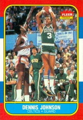 1986 Fleer Dennis Johnson #50 Basketball Card