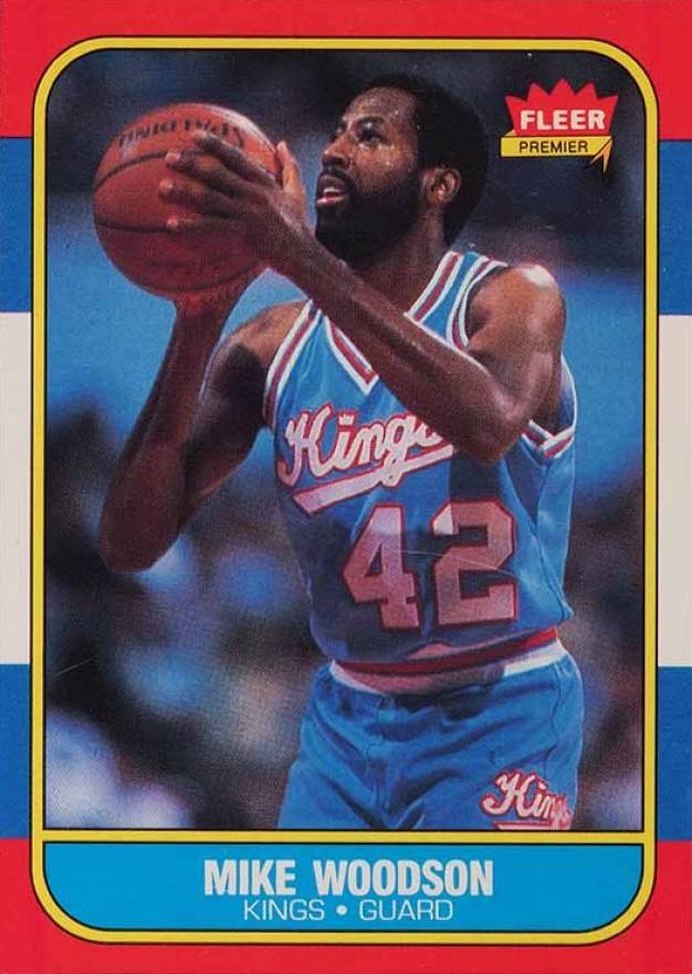 1986 Fleer Mike Woodson #129 Basketball Card