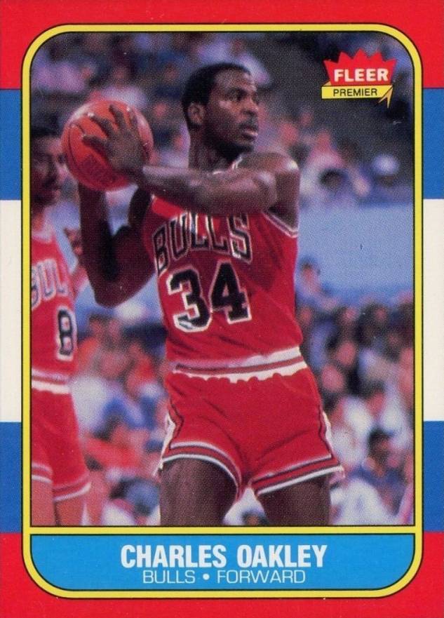 1986 Fleer Charles Oakley #81 Basketball Card