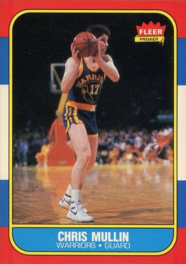 1986 Fleer Chris Mullin #77 Basketball Card
