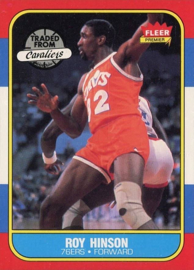 1986 Fleer Roy Hinson #46 Basketball Card