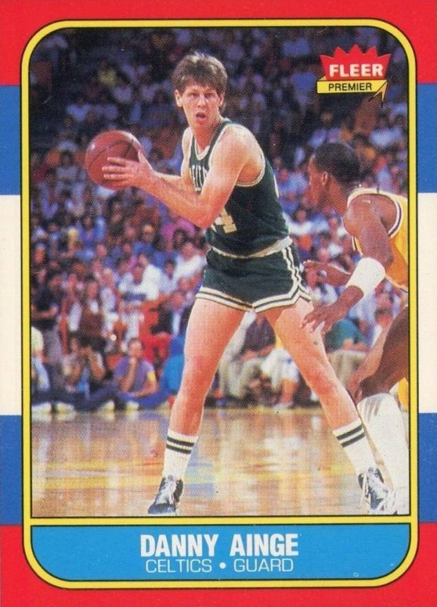 1986 Fleer Danny Ainge #4 Basketball Card