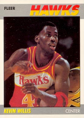 1987 Fleer Kevin Willis #124 Basketball Card