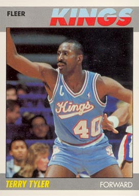 1987 Fleer Terry Tyler #114 Basketball Card