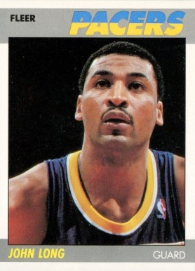 1987 Fleer John Long #65 Basketball Card