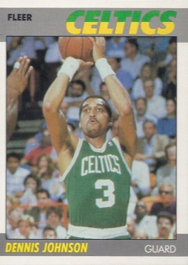 1987 Fleer Dennis Johnson #54 Basketball Card