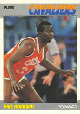 1987 Fleer Phil Hubbard #53 Basketball Card