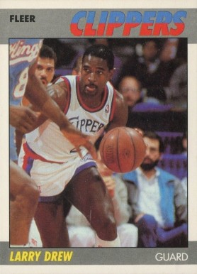 1987 Fleer Larry Drew #29 Basketball Card