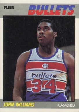 1987 Fleer John Williams #122 Basketball Card
