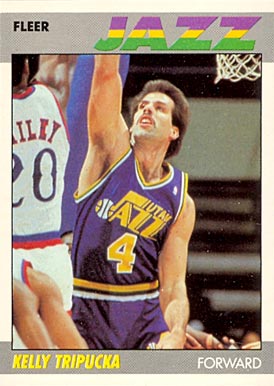1987 Fleer Kelly Tripucka #112 Basketball Card