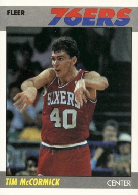 1987 Fleer Tim McCormick #71 Basketball Card