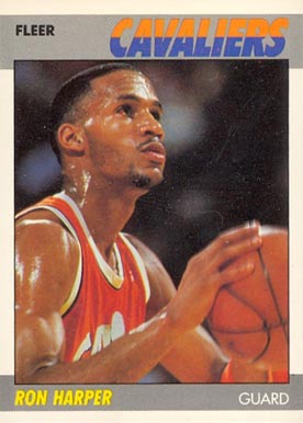 1987 Fleer Ron Harper #49 Basketball Card