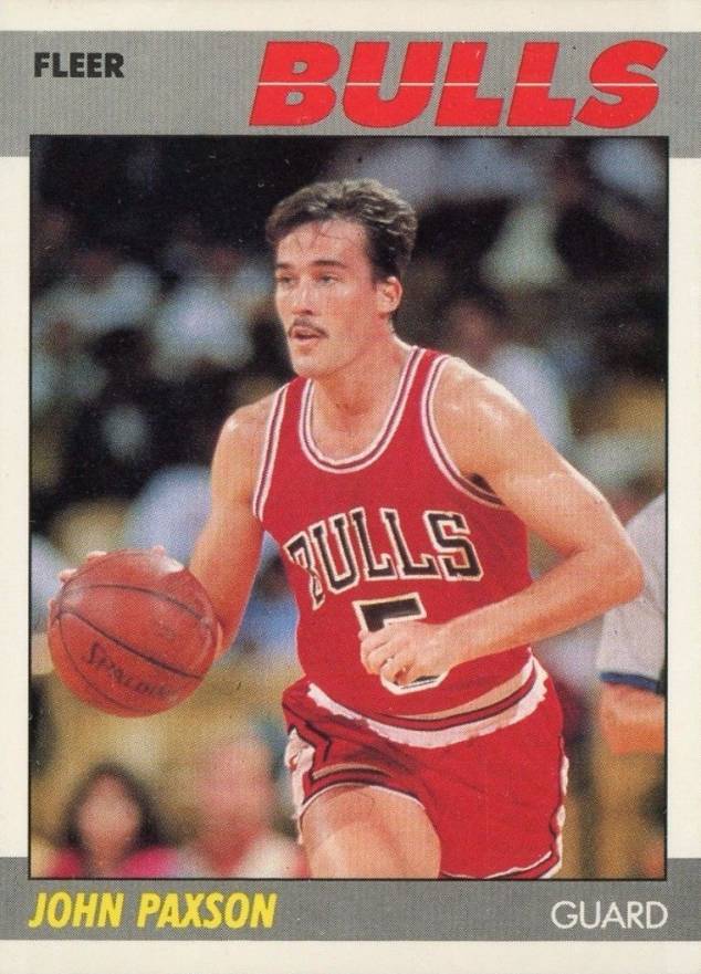 1987 Fleer John Paxson #83 Basketball Card