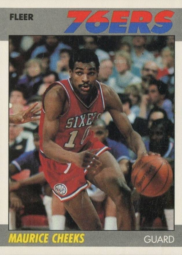 1987 Fleer Maurice Cheeks #20 Basketball Card