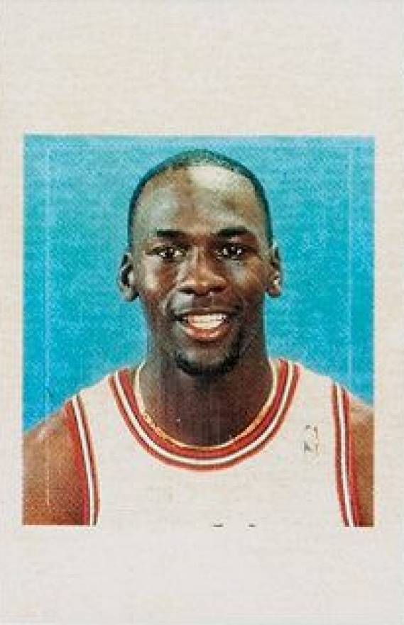 1988 Fournier Estrellas Sticker Michael Jordan # Basketball Card