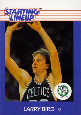 1988 Kenner Starting Lineup Larry Bird # Basketball Card