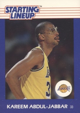 1988 Kenner Starting Lineup Kareem Abdul-Jabbar # Basketball Card