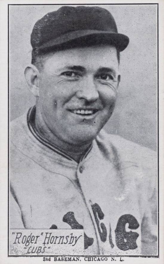 1928 R315 Roger Hornsby # Baseball Card