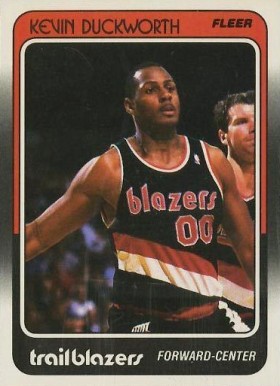 1988 Fleer Kevin Duckworth #93 Basketball Card