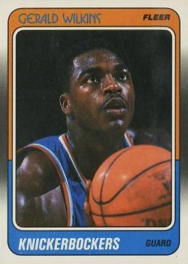 1988 Fleer Gerald Wilkins #84 Basketball Card