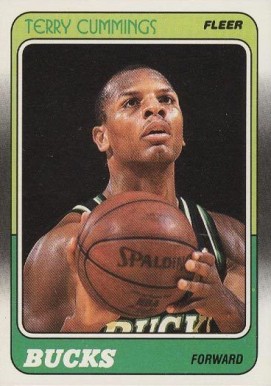 1988 Fleer Terry Cummings #74 Basketball Card