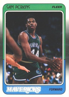 1988 Fleer Sam Perkins #31 Basketball Card