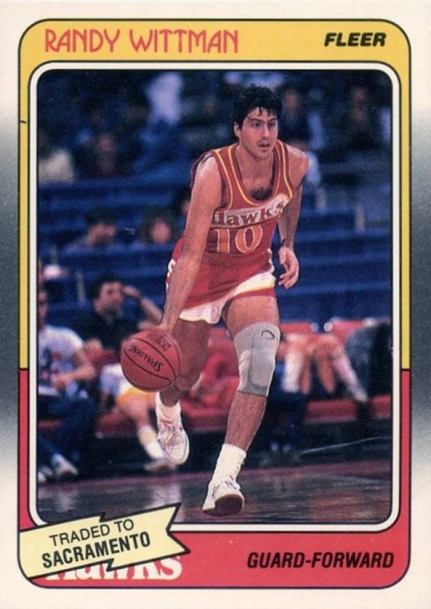 1988 Fleer Randy Wittman #7 Basketball Card