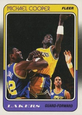 1988 Fleer Michael Cooper #65 Basketball Card