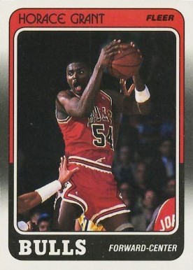 1988 Fleer Horace Grant #16 Basketball Card