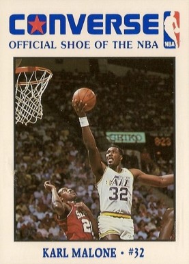 1989 Converse Karl Malone # Basketball Card