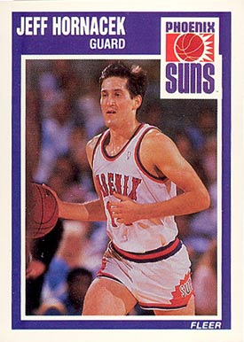 1989 Fleer Jeff Hornacek #121 Basketball Card