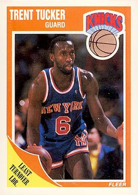 1989 Fleer Trent Tucker #105 Basketball Card