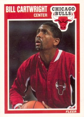 1989 Fleer Bill Cartwright #19 Basketball Card