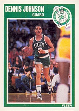 1989 Fleer Dennis Johnson #9 Basketball Card