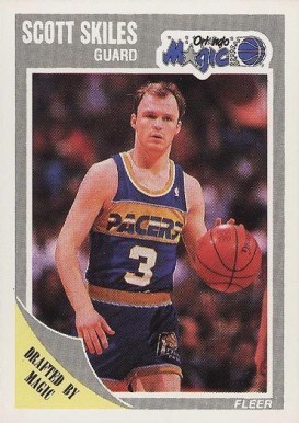 1989 Fleer Scott Skiles #110 Basketball Card