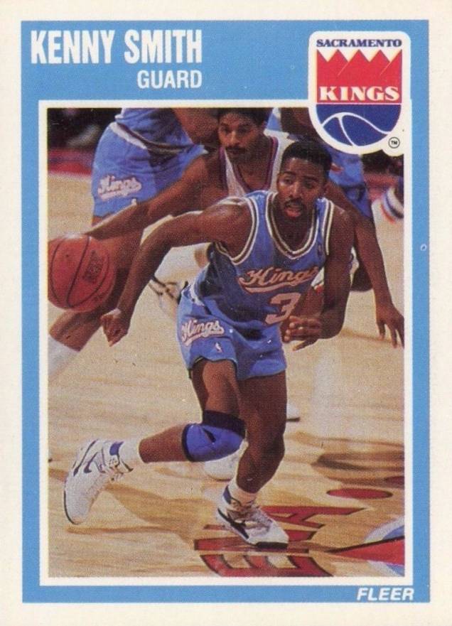 1989 Fleer Kenny Smith #138 Basketball Card