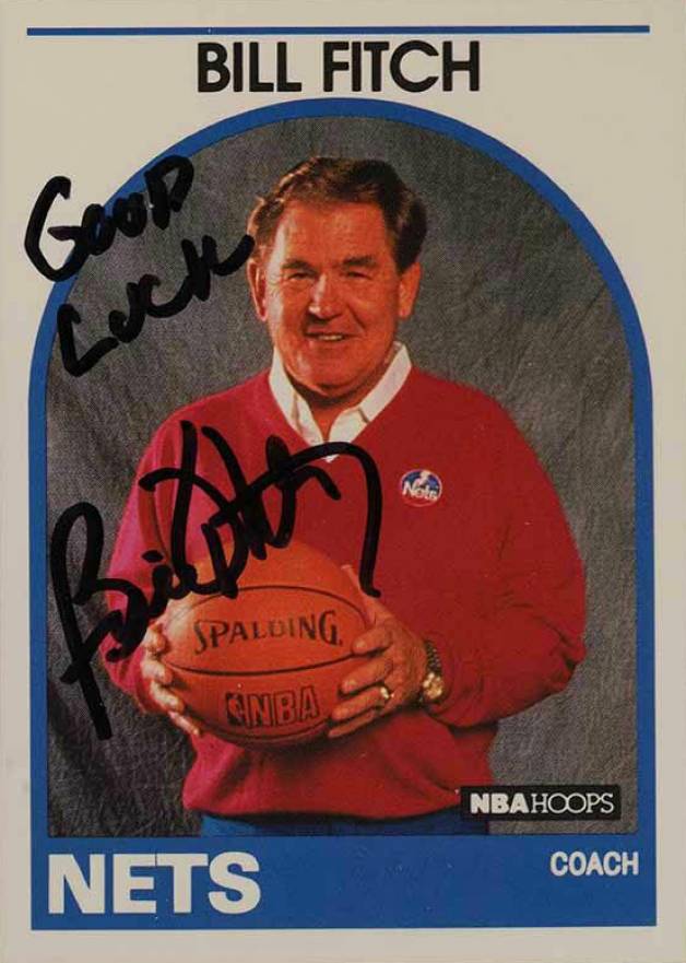 1989 Hoops Bill Fitch #327 Basketball Card