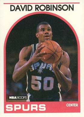 1989 Hoops David Robinson #310 Basketball Card