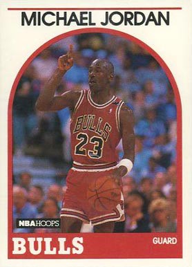 1989 Hoops Michael Jordan #200 Basketball Card