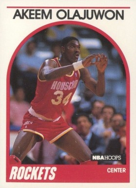 1989 Hoops Hakeem Olajuwon #180 Basketball Card