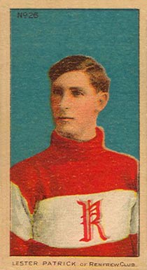 1910 Imperial Lester Patrick of Renfrew Club #26 Hockey Card